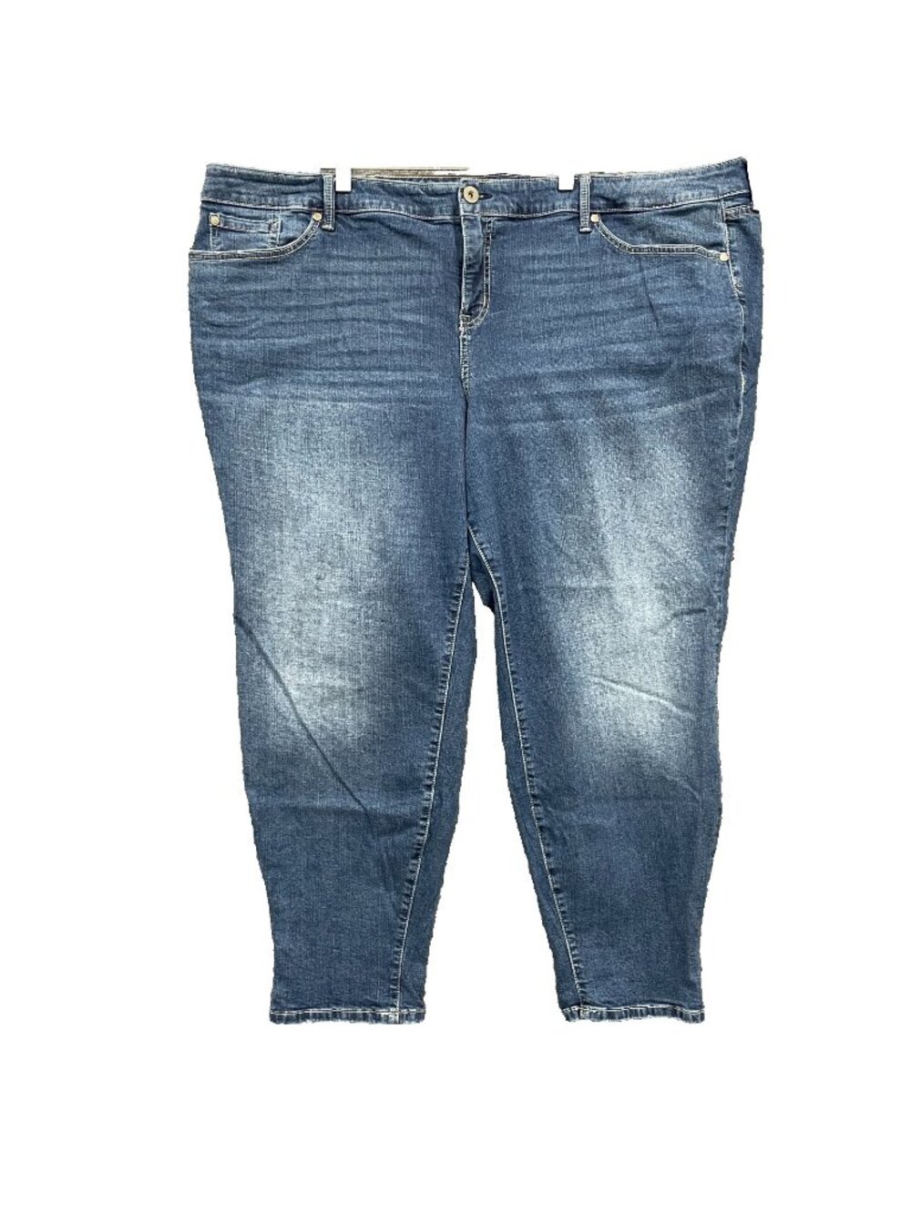 Torrid Boyfriend Jeans Womens 28S 28 Short Blue High Rise Comfort Stretch Denim